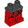 LEGO Schwarz Minifigure Hüften und Beine mit Climbing Harness (3815 / 14555)
