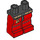 LEGO Noir Minifigure Hanches et jambes avec Golden Courroie et Lion Diriger Charm (10478 / 95993)
