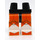LEGO Noir Minifigure Hanches et jambes avec Star Wars Bomb Squad Trooper Grand Orange Markings (3815 / 94150)