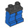 LEGO Schwarz Minifigure Hüften mit Blau Beine (73200 / 88584)