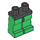 LEGO Schwarz Minifigure Hüften mit Green Beine (30464 / 73200)