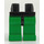LEGO Schwarz Minifigure Hüften mit Green Beine (30464 / 73200)