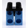 LEGO Noir Minifigure Les hanches avec Medium Bleu Jambes (3815 / 73200)