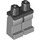 LEGO Zwart Minifigure Heupen met Medium Stone Grijs Poten (73200 / 88584)