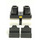 LEGO Black Minifigure Hips with White Legs with Gold Buckle and Black Boots (3815)