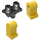 LEGO Zwart Minifigure Heupen met Geel Poten (73200 / 88584)
