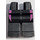 LEGO Black Minifigure Legs with Dark Pink Wetsuit Lines (12518 / 95032)