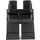 LEGO Zwart Minifiguur Poten met Dark Roze Wetsuit Lines (12518 / 95032)