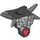 LEGO Black Minifigure Shoulder Armor with Spikes with Chopov Logo (93056 / 94352)