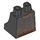 LEGO Noir Minifigure Skirt avec Feu (36036 / 38452)