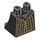 LEGO Noir Minifigurine Jupe avec Gold Jupe (36036 / 102489)