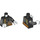 LEGO Schwarz Minifigure Torso mit Chains und Belts (973 / 76382)