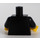 LEGO Noir Minifigure Torse avec Suit Jacket over blanc shirt avec Noir Tie (973 / 76382)