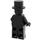 LEGO Black Monochrome Man with Hat First League Minifigure