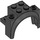 LEGO Black Mudguard Brick 2 x 4 x 2.3 with Tall Wheel Arch (18974)