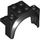 LEGO Black Mudguard Brick 2 x 4 x 2.3 with Tall Wheel Arch (18974)