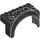 LEGO Black Mudguard Brick 2 x 4 x 2 with Wheel Arch (3387)