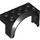 LEGO Black Mudguard Brick 2 x 4 x 2 with Wheel Arch (3387)