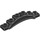 LEGO Black Mudguard Plate 1 x 6 with Edge (4925 / 62361)