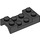 LEGO Zwart Spatbord Plaat 2 x 4 met Boog zonder opening (3788)