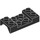 LEGO Black Mudguard Plate 2 x 4 with Arches with Hole (60212)