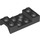 LEGO Black Mudguard Plate 2 x 4 with Arches with Hole (60212)