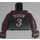 LEGO Noir NBA Allen Iverson, Philadelphia 76ers #3 (Noir Uniform) Torse