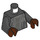 LEGO Black Nick Fury Minifig Torso (973 / 76382)