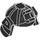LEGO Black Ninja Helmet with Clip and Short Visor  (30175)