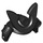 LEGO Black Ninja Helmet with Curved Crest (28679)