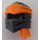 LEGO Schwarz Ninjago Wrap mit Orange Headband