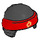 LEGO Noir Ninjago Wrap avec rouge Bandana avec Gold Ninjago Logogram (33809)