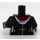 LEGO Black Nymphadora Tonks with Black Lopsided Jacket Minifig Torso (973 / 76382)