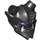 LEGO Black Oni Visor with Mask with Dark Purple Eyes (45198)