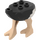 LEGO Schwarz Ostrich Körper mit Weiß Schwanz und Wingtips und Light Flesh Beine (24689)