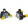 LEGO Schwarz Pan Minifig Torso (973 / 76382)