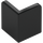 LEGO Black Panel 1 x 1 Corner with Rounded Corners (6231)