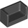 LEGO Black Panel 1 x 2 x 1 with Closed Corners (23969 / 35391)