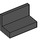 LEGO Zwart Paneel 1 x 2 x 1 met vierkante hoeken (4865 / 30010)