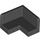 LEGO Black Panel 1 x 2 x 2 Corner with Rounded Corners (31959 / 91501)