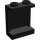 LEGO Schwarz Panel 1 x 2 x 2 mit Seitenstützen, Hohlbolzen (35378 / 87552)