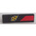 LEGO Zwart Paneel 1 x 4 met Afgeronde hoeken met &#039;27&#039; en Rood Shape Links Sticker (15207)