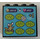 LEGO Schwarz Panel 1 x 4 x 3 mit Frosch und lily pads game Aufkleber mit Seitenstützen, Hohlbolzen (35323)