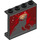 LEGO Noir Panneau 1 x 4 x 3 avec Nebula Print avec supports latéraux, tenons creux (37098 / 60581)