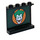 LEGO Black Panel 1 x 4 x 3 with The Joker and Yellow/Red Round Background Sticker without Side Supports, Hollow Studs (4215)