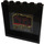LEGO Black Panel 1 x 6 x 5 with Control Panel and Screen on Inside and Yellow Phoenix Flames on Outside Sticker (59349)