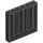 LEGO Black Panel 1 x 6 x 5 with Corrugation (23405)