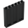 LEGO Black Panel 1 x 6 x 5 with Corrugation (23405)