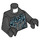 LEGO Black Panther with Blue Highlights Minifig Torso (973 / 76382)