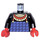 LEGO Black Pharaoh Hotep Torso with Black Arms and Red Hands (973)